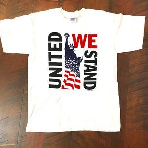 VTG Gildan Patriotic Crew Neck Tee Shirt NOS